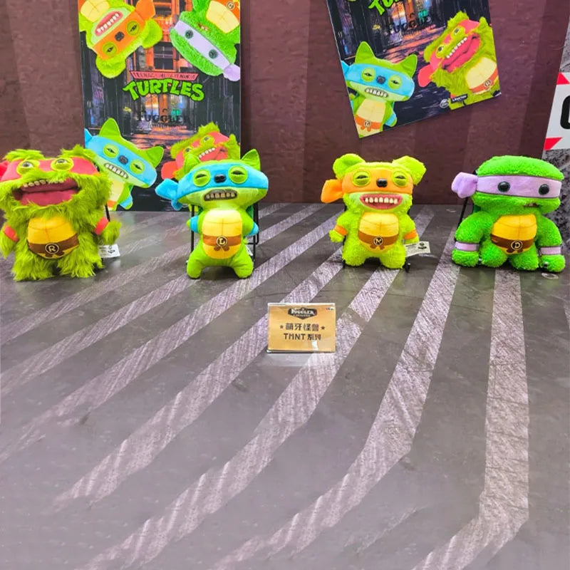 New Original Fuggler Plush Toys Ugly Monster Teenage Mutant Ninja Turtles Cute Tooth Monster Fill Plush Dolls Toys Gifts