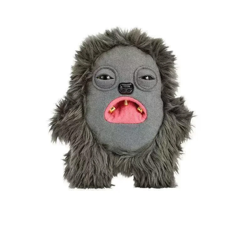 Fuggler Big Teeth Monster Pendant Keya Funny Ugly Big Tooth Monster Toy Bag Plush Keychain Pendant Doll Holiday Gifts
