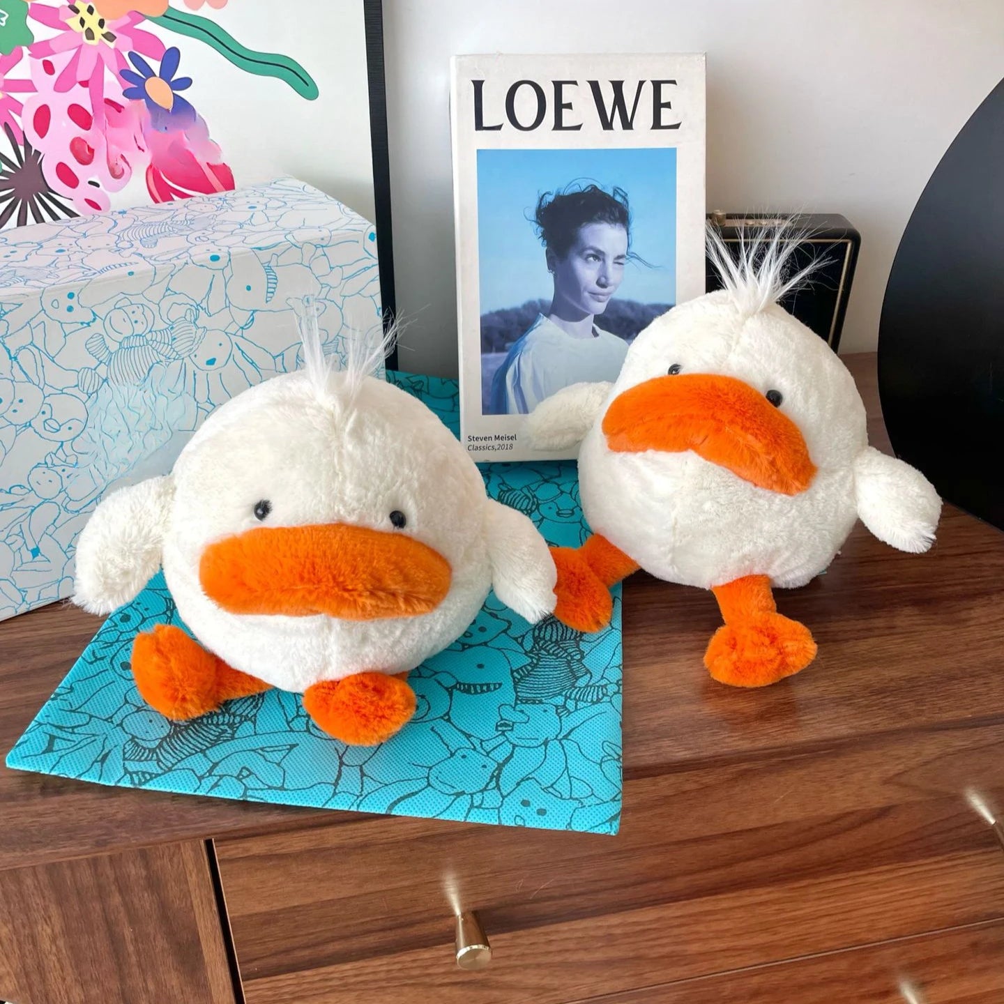 Jellycat Delia duck aggrieved duck cute plush toy accompanying doll soothing doll jellycat with tags holiday gift stuffed animal