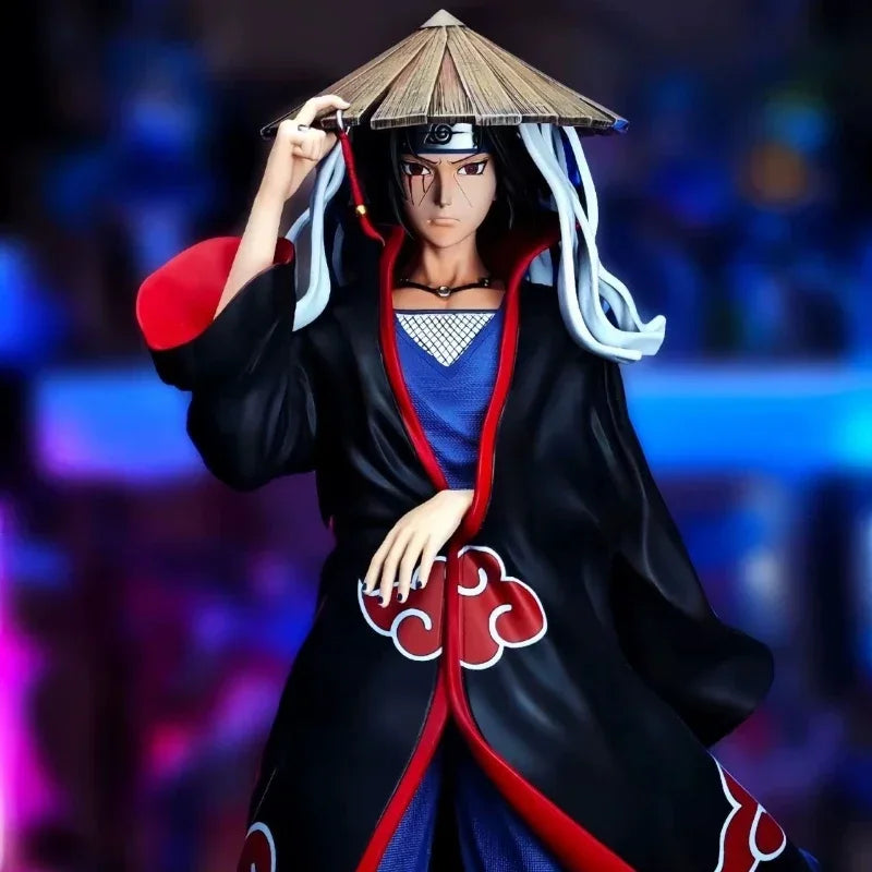 Anime Naruto Figure Uchiha Itachi Action Figures The base emits light Model PVC 40cm Collection Model Toys Birthday Doll Gifts