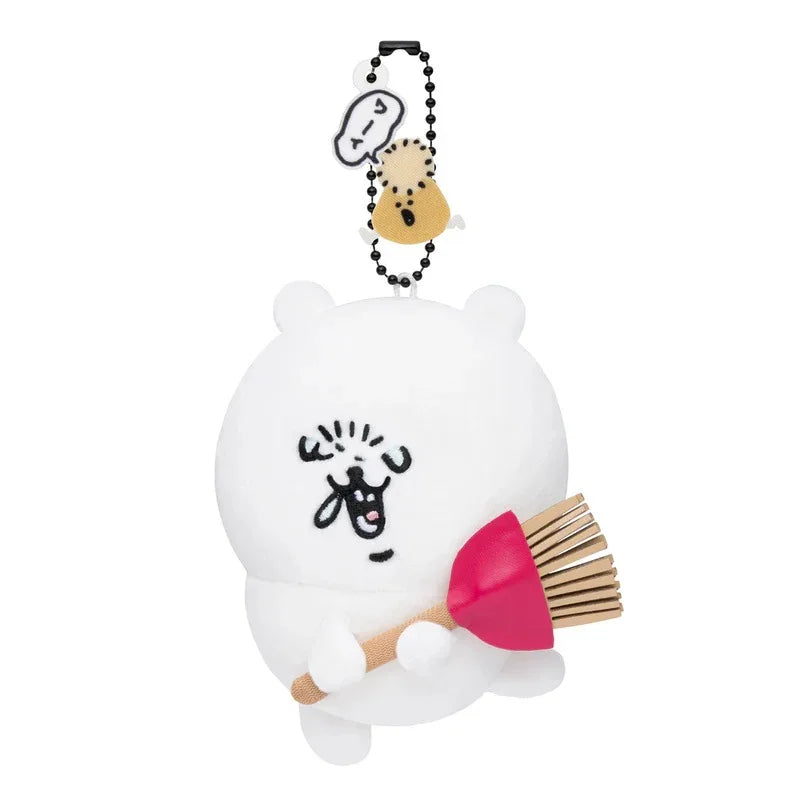 11CM Kawaii Chikawas Hachiware Usagi Plush Keychain Pendant Soft Stuffed Cute Cartoon Plush Doll Toy Bag Pendant Gift