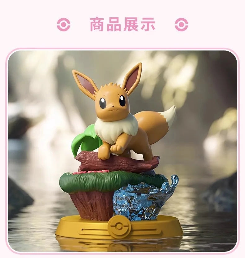 9 Style Pokemon Eeveelution Espeon Sylveon Glaceon Leafeon Vaporeon Umbreon Flareon Pokémon Model Anime Figure Ornaments Toy