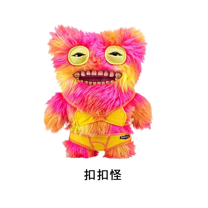 Original Fuggler Plush Toys Ugly Monster Beach Resort Series Cute Tooth Monster Plush Dolls Toys Birthday Gift