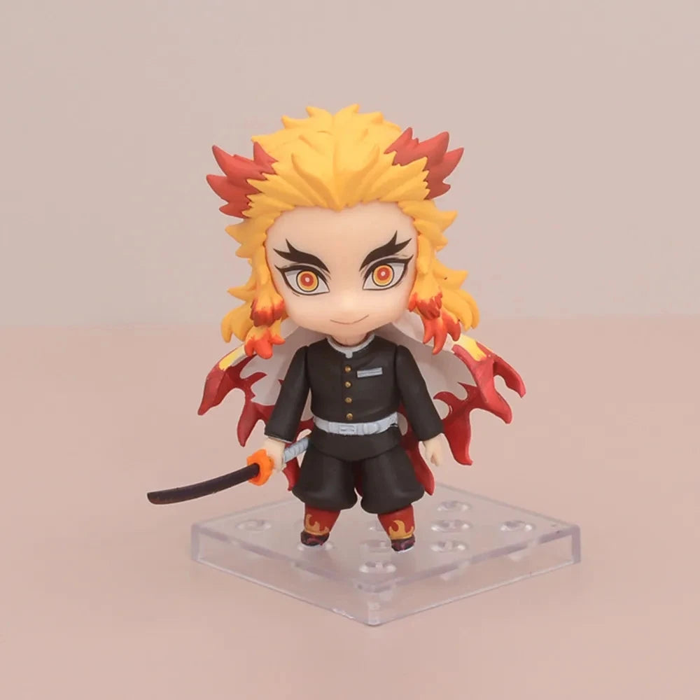 Demon Slayer Action Figures Set - Rengoku Kyoujurou 1541 & Uzui Tengen 1830 Anime Collectible Toys for Kids Gift