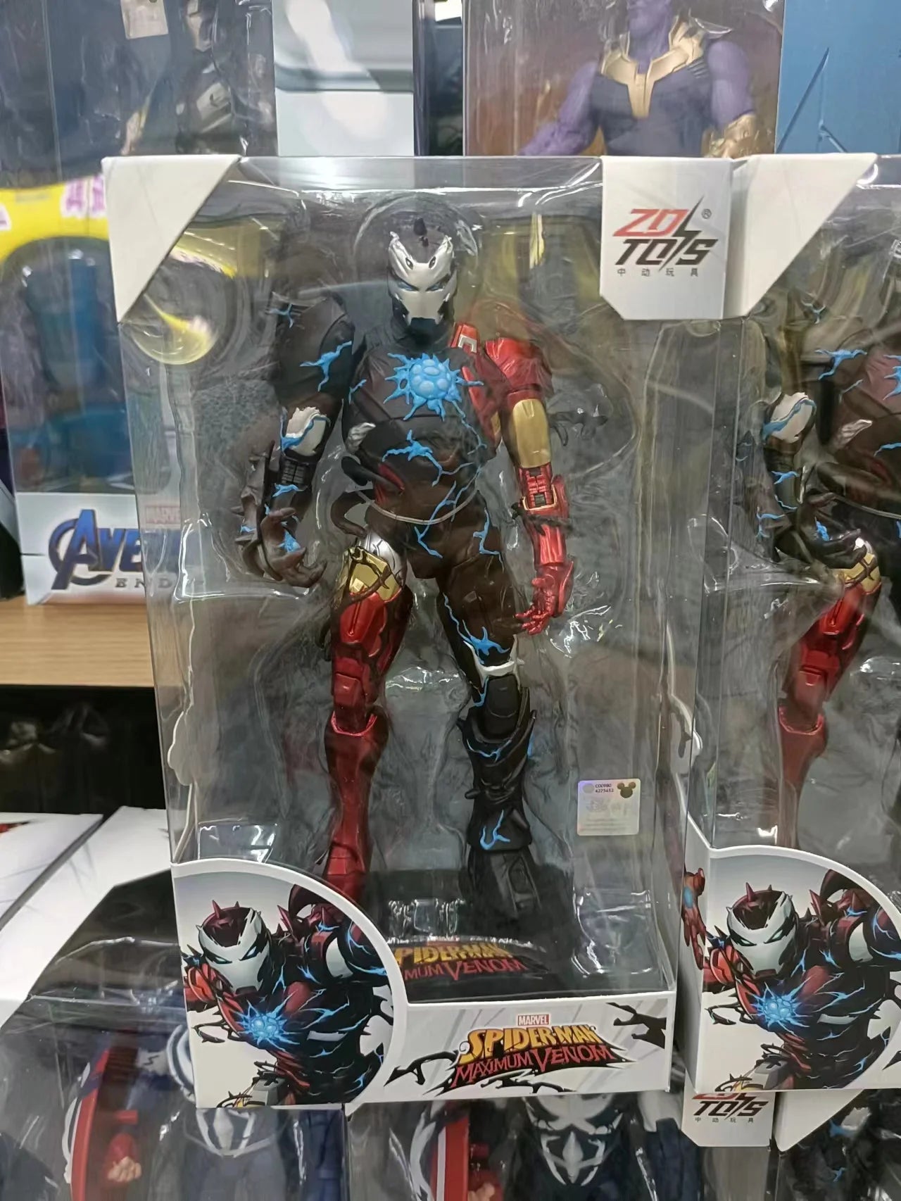 ZD Original Venom Parasitic Iron Man Thanos Symbiote Captain America Black Panther 1/10 Marvel legends Action Figure Anime Toy