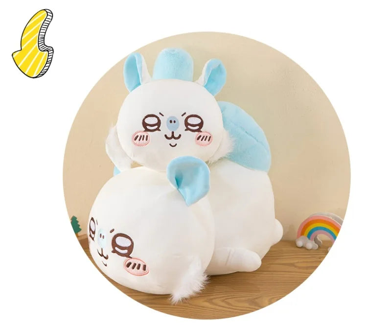 30cm Miniso Chiikawa Plush Pillow Hachiware Usagi Cute Girl Plush Doll Anime Pillow Room Decoration Doll Kawaii Appease Toys