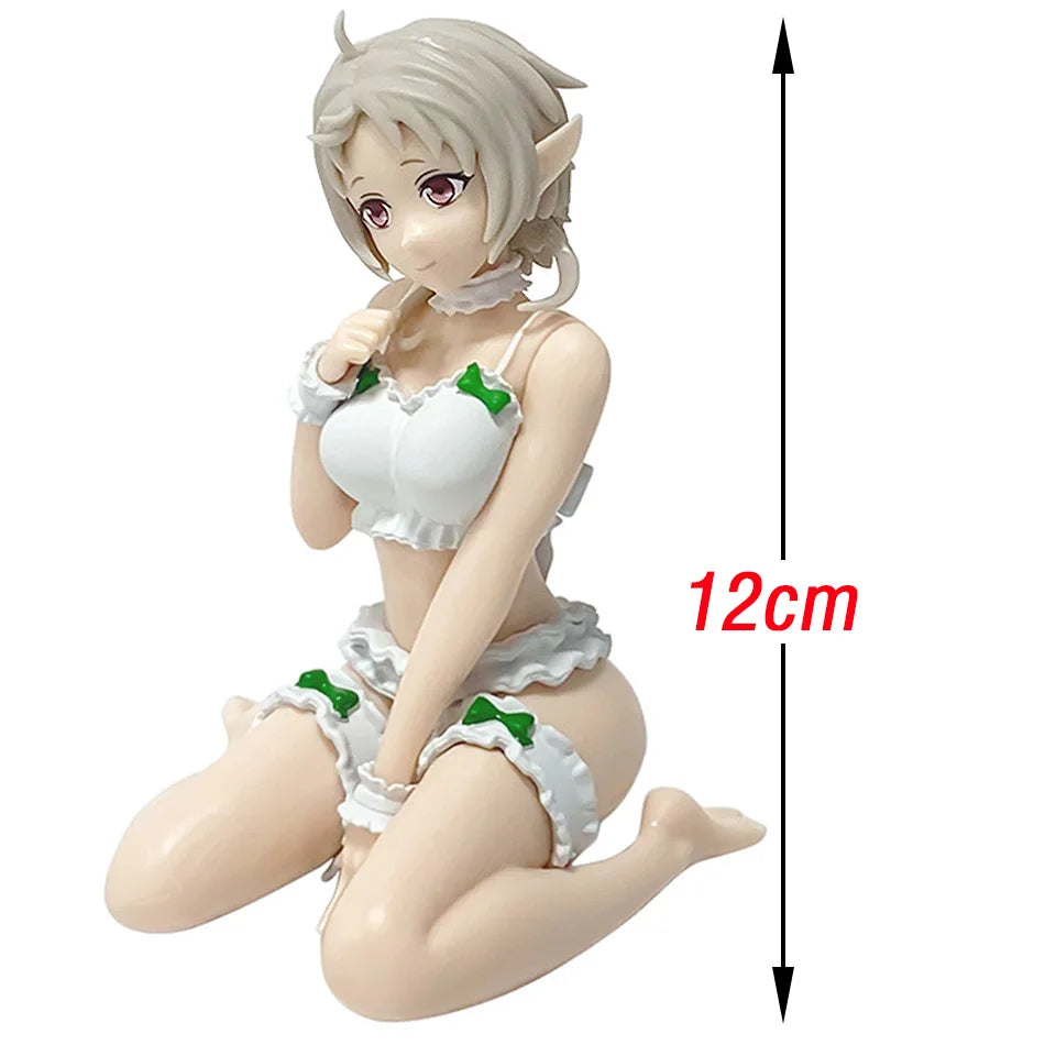 Anime 12cm Sylphiette lingerie Figure Mushoku Tensei Jobless Reincarnation Eris Boreas Greyrat/Roxy Action Figure Model Doll Gif