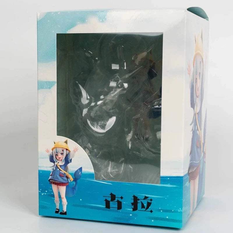 Anime Cute Shark Hololive Action Figure Gk Kawaii Gawr Gura Figure Kindergarten Ver Figurine PVC Collectible Peripheral Gifts
