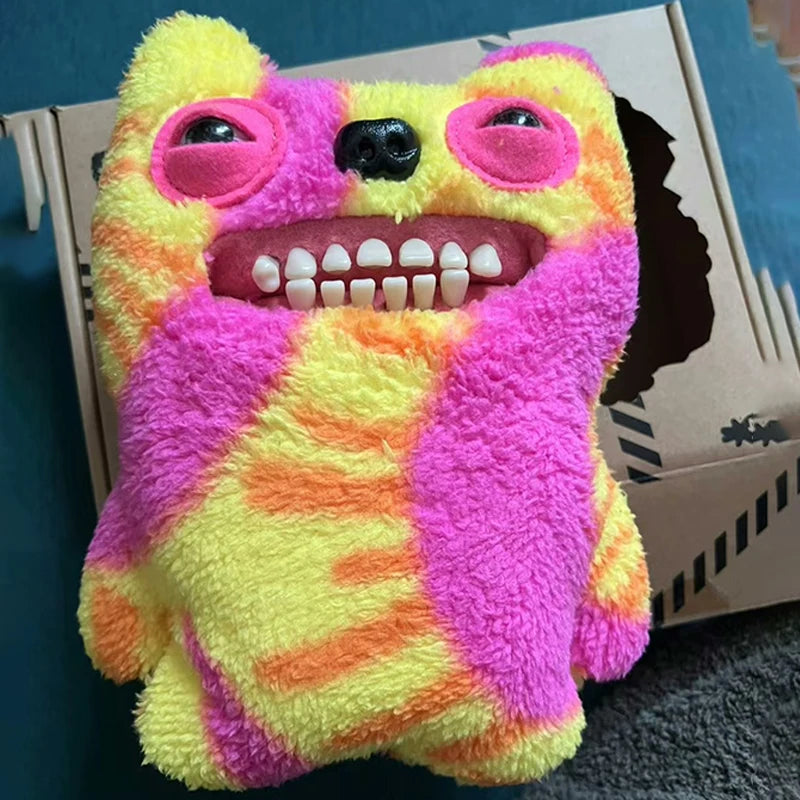 100%Original Fuggler Teeth Monster Laboratory Heterogeneity Series Plush Doll Monster Funny Toy Plushie Doll Birthday Gift