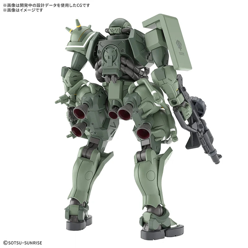 BANDAI HG 1/144 Gundam GQuuuuuuX MS-06 Zaku Anime Action Figures Assembly Model Collection Toy