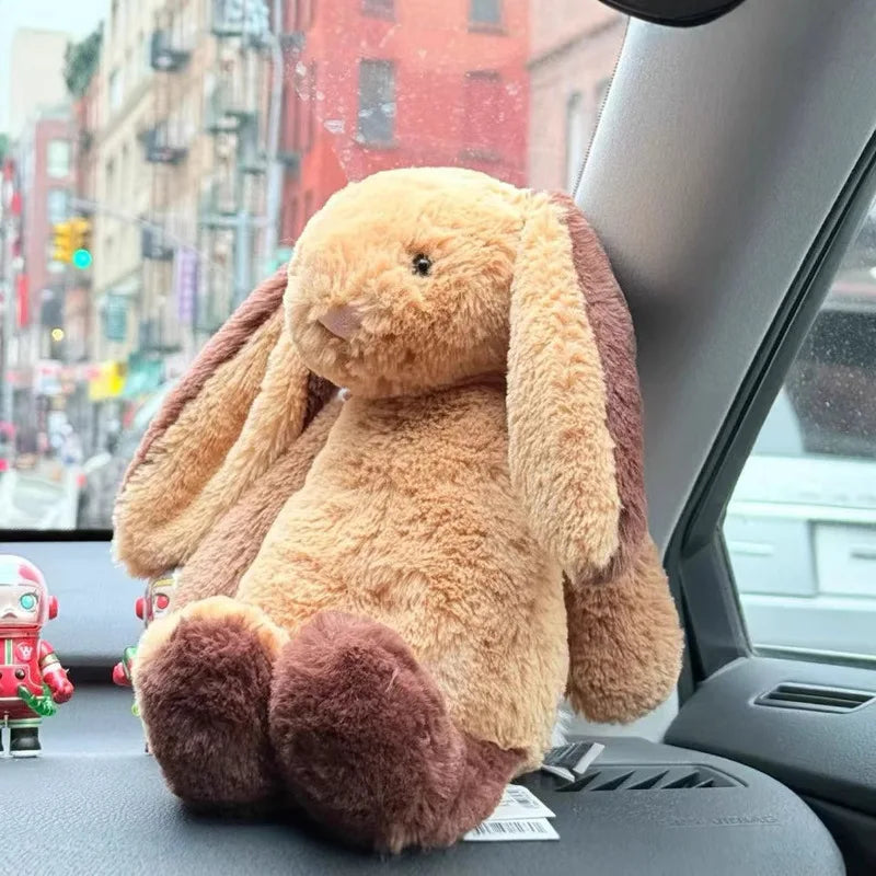 Easter Jely Chocolate Double Color Shy Bonnie Rabbit Plush Doll Home Decoration Holiday Gift