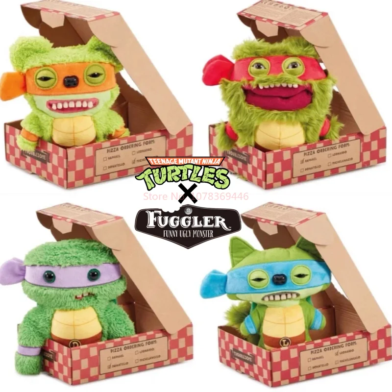 New Original Fuggler Plush Toys Ugly Monster Teenage Mutant Ninja Turtles Cute Tooth Monster Fill Plush Dolls Toys Gifts