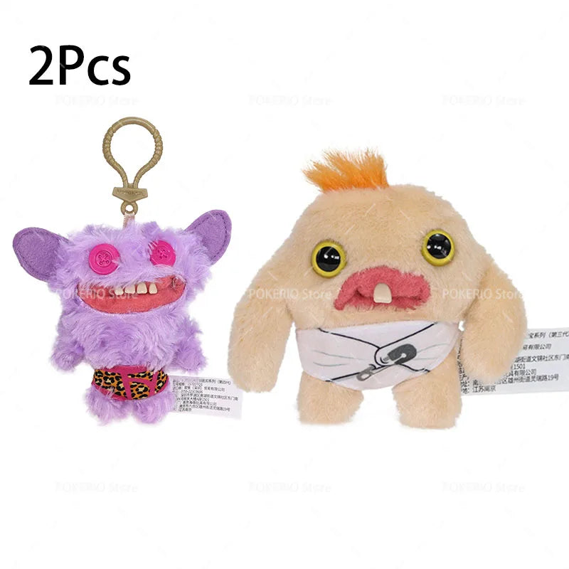 Fuggler Teeth Monster Plush Doll Little Monsters Baby Series Funk Teeth Treasure Ugly Monster Collectible Toys Holiday Gifts