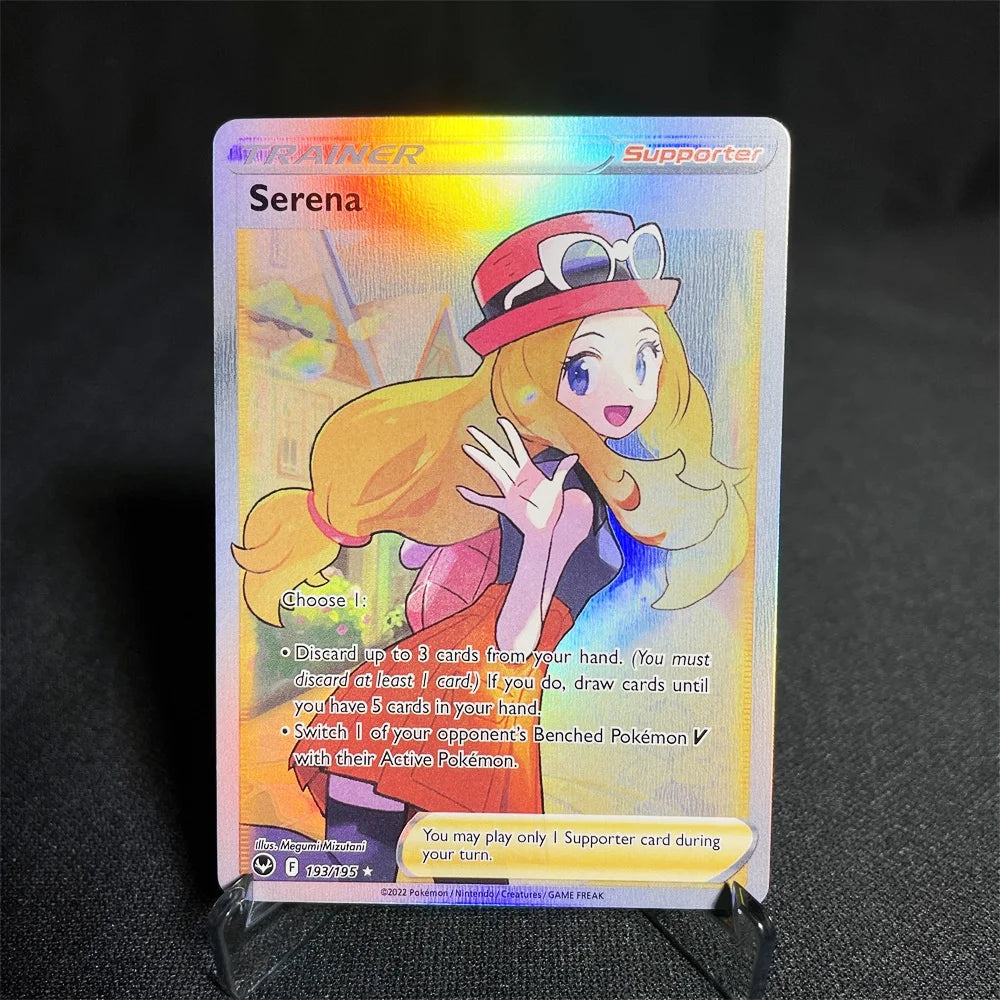 Pokemon Cards Foil Flash Card Sword-shield Series Pikachu Entei Flannery Leafeon Chien-pao Glaceon Collection Cards Proxy Card
