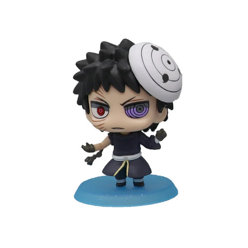 Anime Naruto Action Figure Naruto Sasuke Kakashi Itachi Model Toys Desktop Ornament Decoration Gift Boy Girl Figure Toy