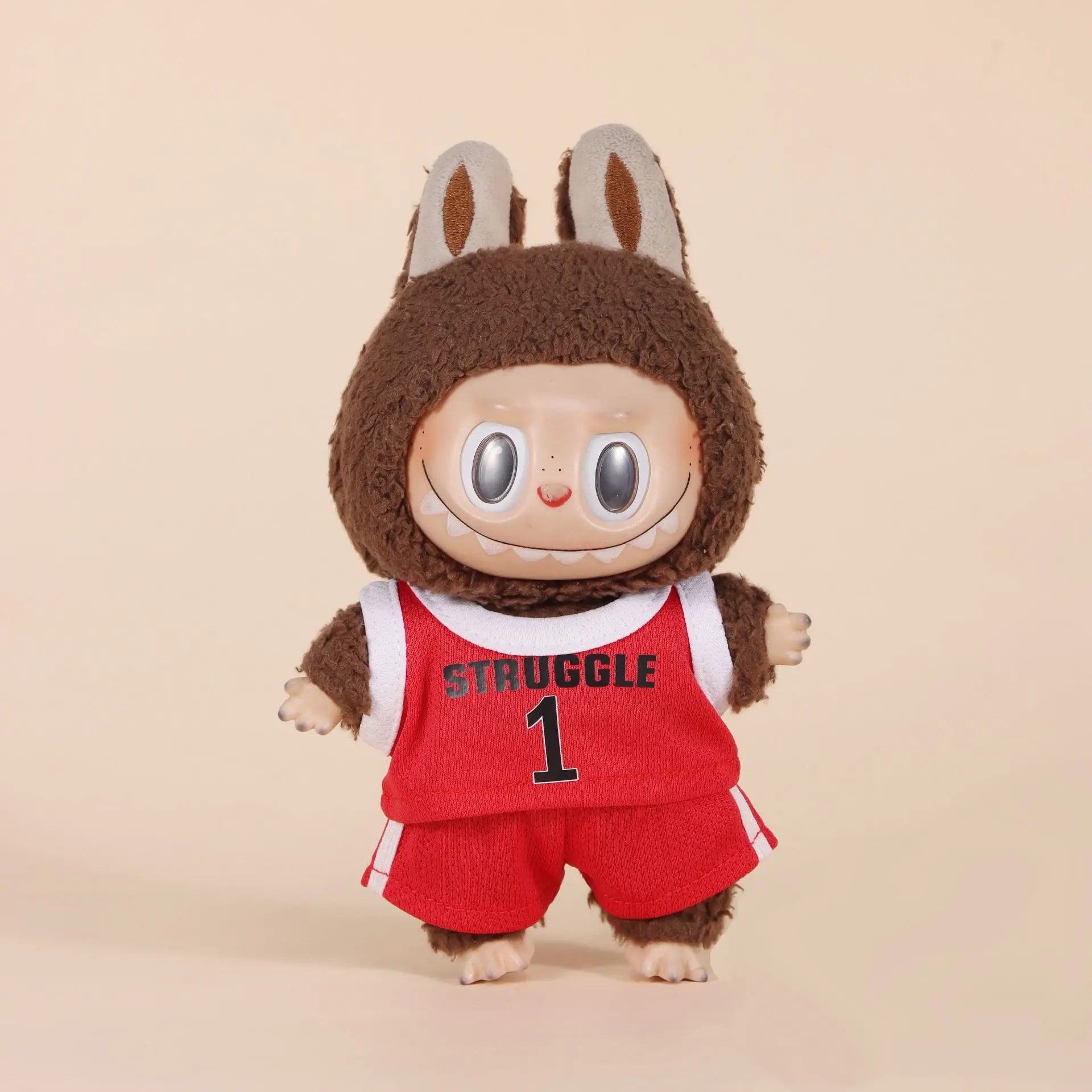 Clothes 17cm First Second Generation Labubu Basketball Clothes Cute Doll Decoration Handmade Doll Clothes