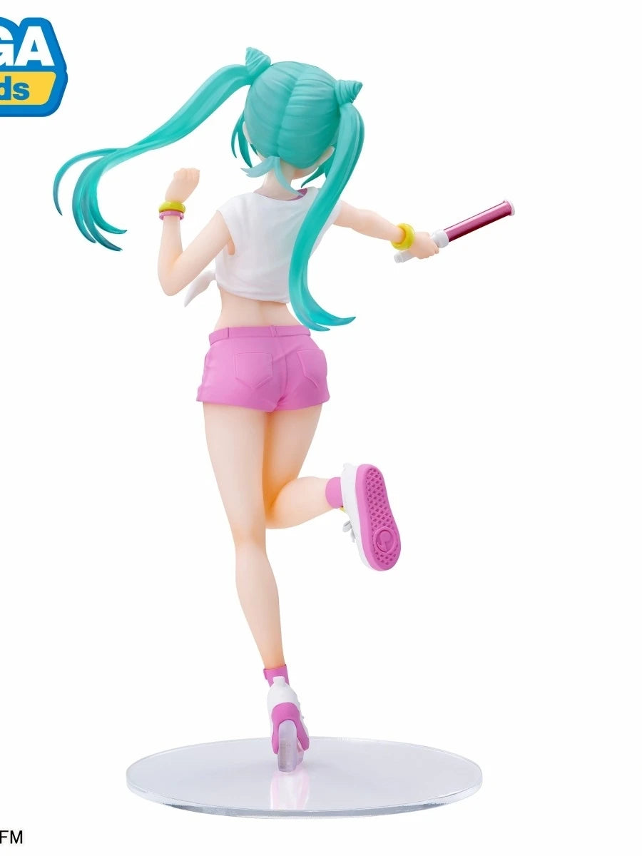 Miku Anime Girl Figurine Desktop Computer Case Decoration Car Gifts Initial Sister Collectible Model Toy Female Idol Statue