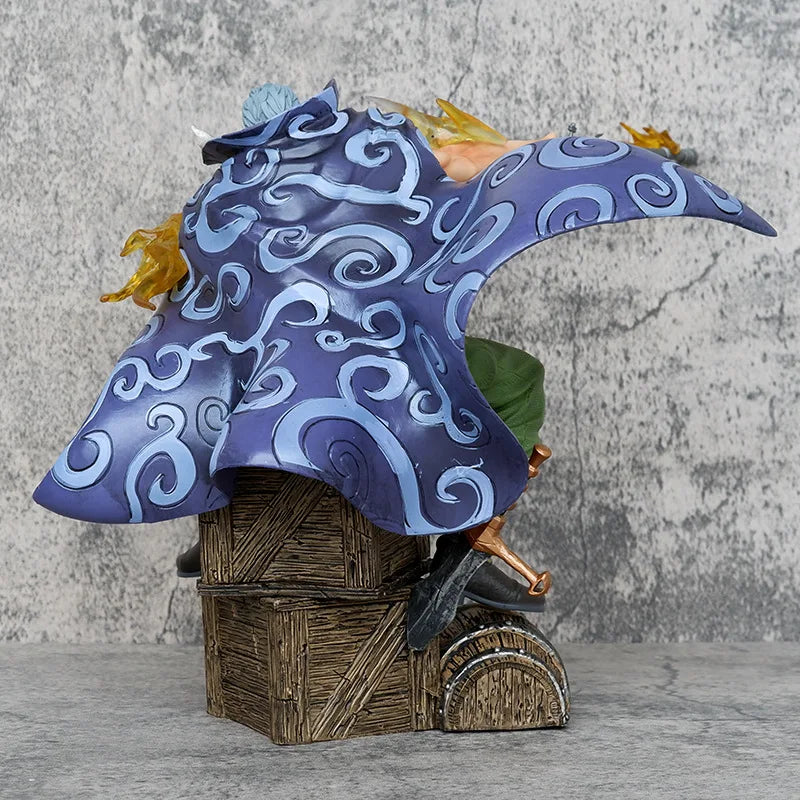 Anime ONE PIECE Untouchable Right-hand Men Ben Beckman Battle Ver. PVC Action Figure Statue Collection Model Kids Toys Doll Gift