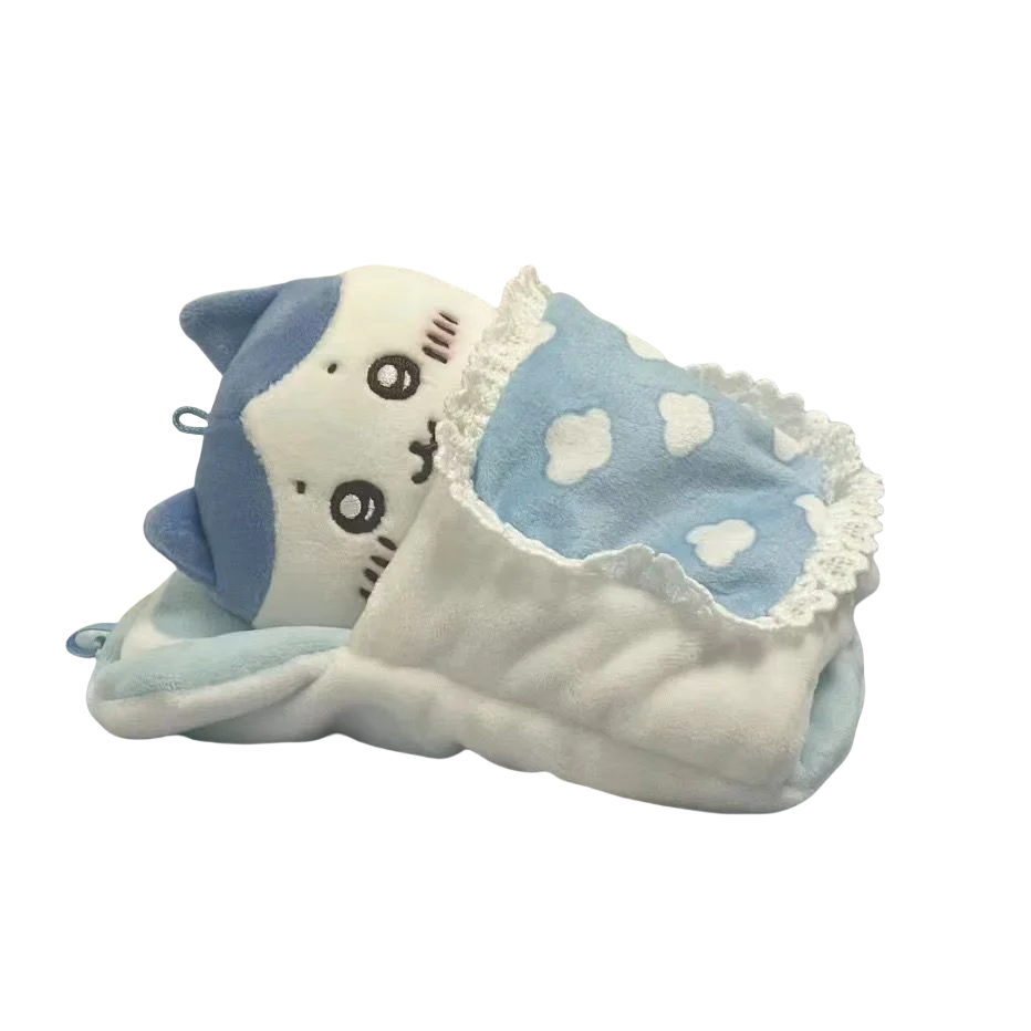 Cute Sleeping Bag Chiikawa Baby Sleeping Bag Cotton Plush Doll Chiikawa Plush Keychain Bag Pendant Decorative Plush Toy Gift