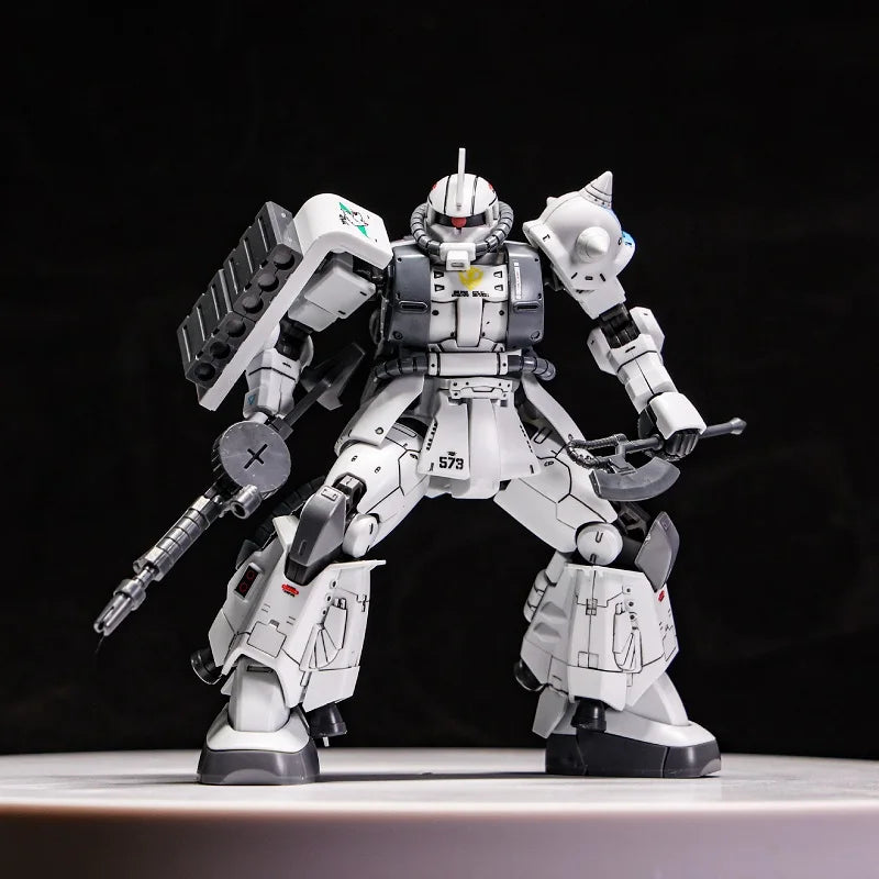 ZAKU Warrior GTO White Devil And ZEONO ZGMF-1000 HG1/144 Assemble The Model Action Figure Ornament Toy Gift Collectible