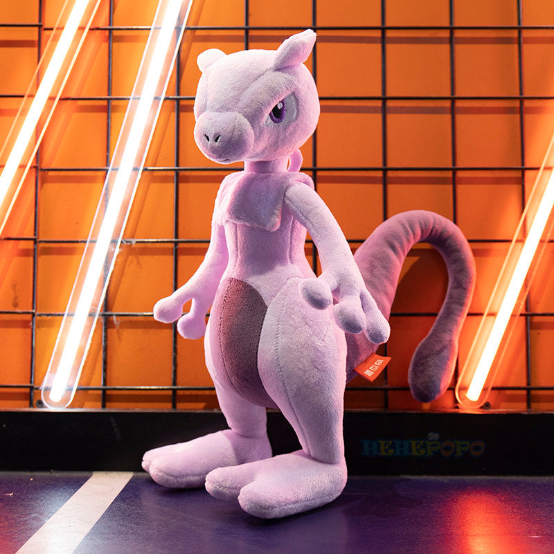 37cm Pokemon Mewtwo Plush Anime Soft Stuffed Animal Toy Cartoon Pluche Holiday Birthday Gifts for Children Toy
