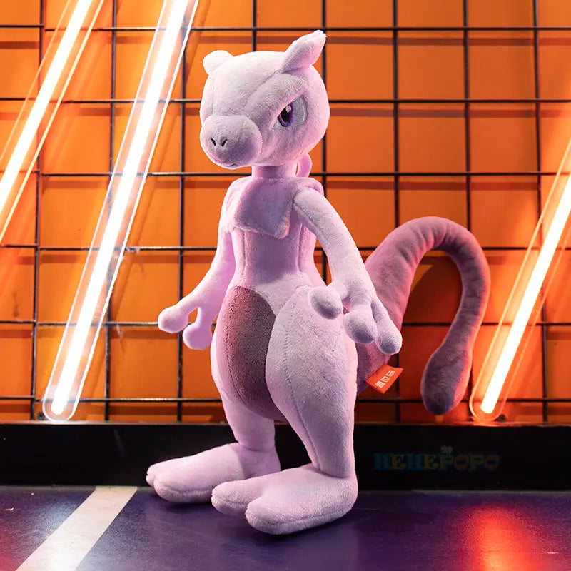 37cm Pokemon Mewtwo Plush Anime Soft Stuffed Animal Toy Cartoon Pluche Holiday Birthday Gifts for Children Toy