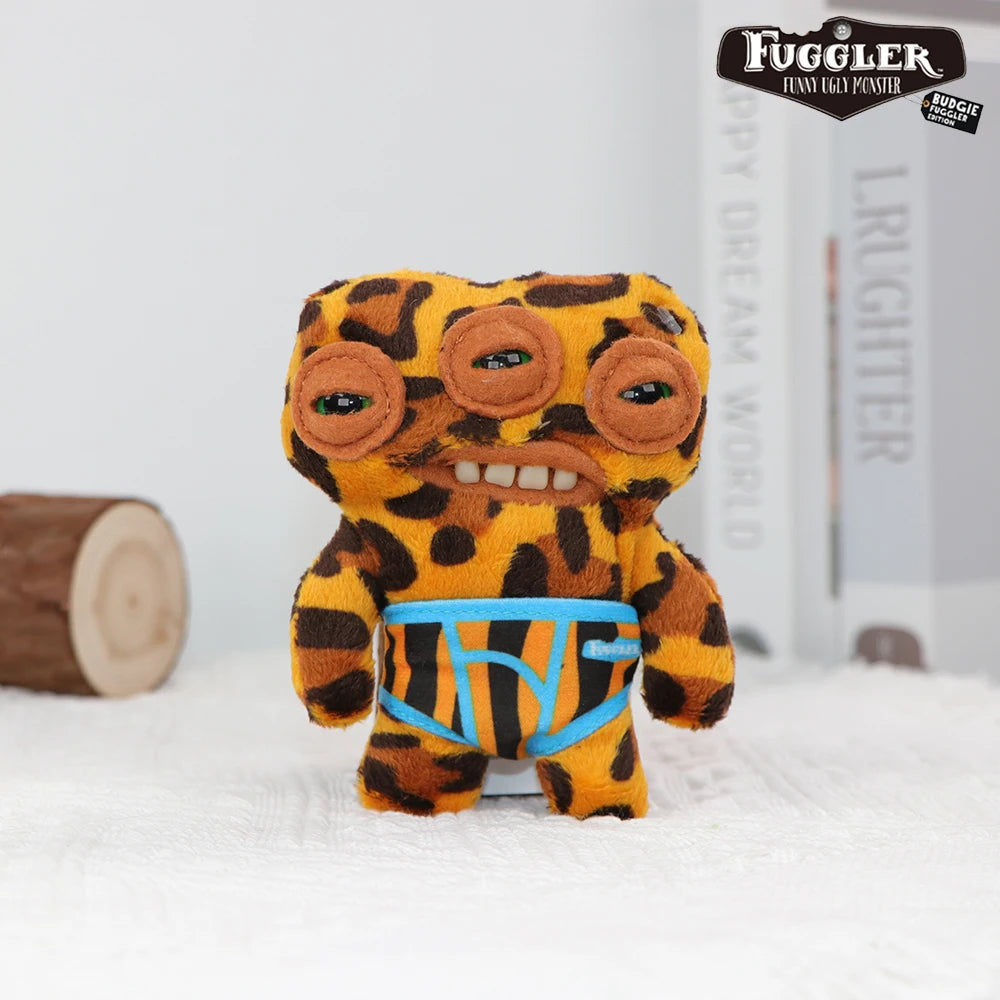 Fuggler Funny Ugly Monster Original Plush Doll Teeth Monster Pendant Keychain Stuffed Cartoon 9.5-14CM Peluche Toy Gift