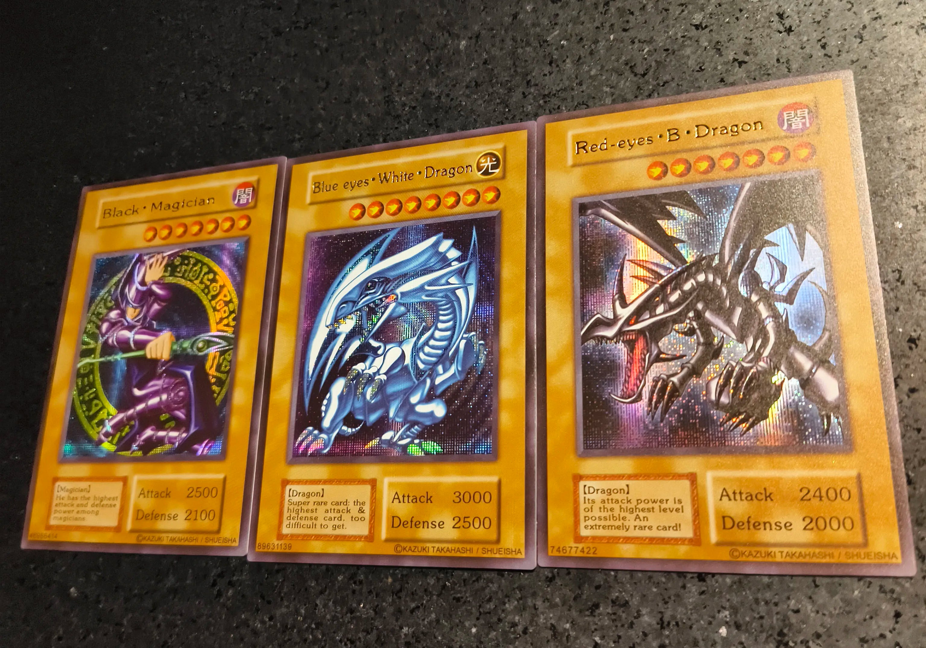 Anime Yu-Gi-Oh DIY ACG Premium Glitter Collectible Card Boy Games Toys Christmas Birthday Gifts Slifer the Sky Dragon Tormentor