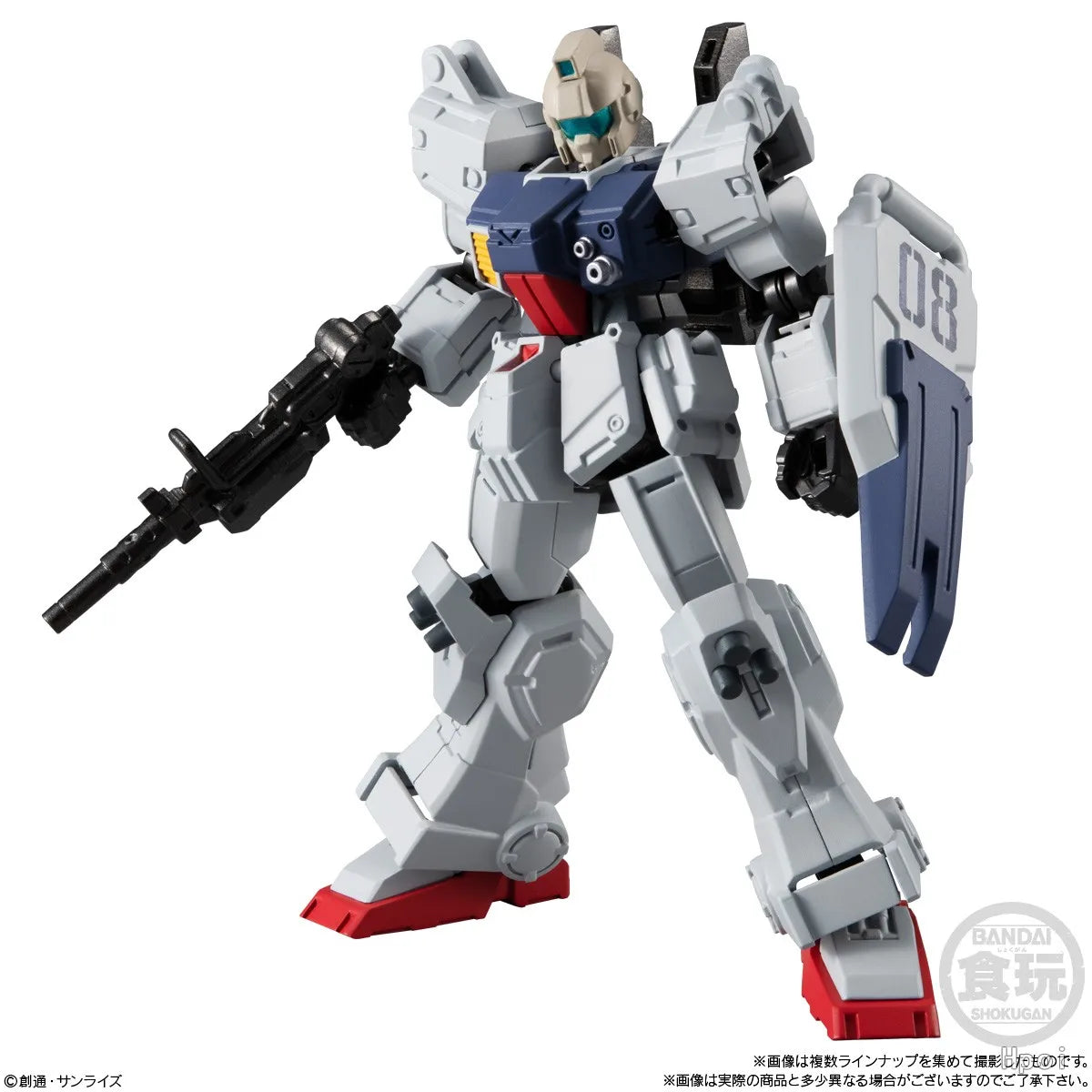 Bandai Original Candy Toy MOBILE SUIT GUNDAM: THE 08th MS TEAM Anime Figure Gundam Ground Type/B-3 GOUF CUSTOM/GM Ground Type