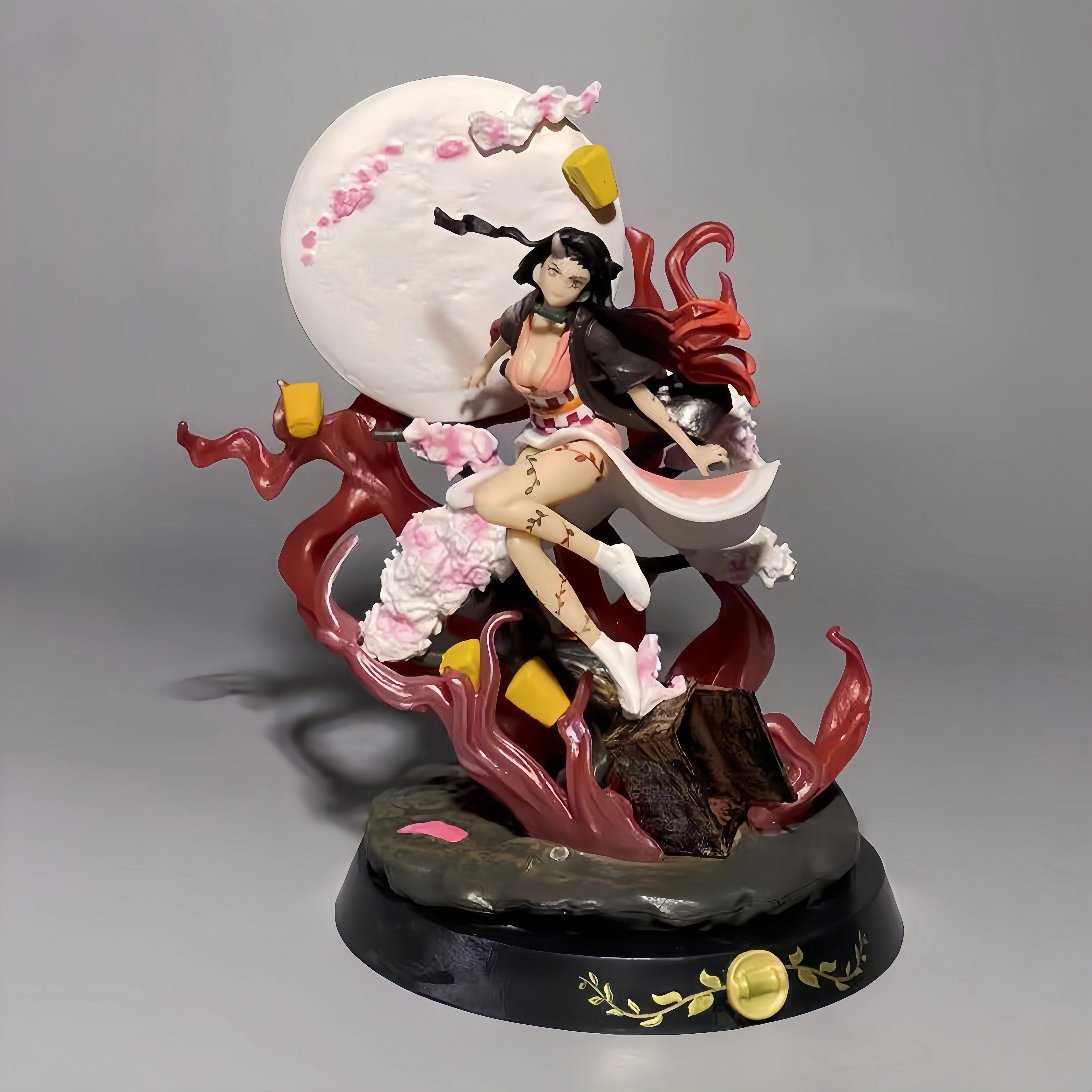 30cm Demon Slayer Figures Kamado Nezuko Anime Figure Pvc Gk Statue Model Doll Cute Ornament Collection Room Desk Decoration Gift