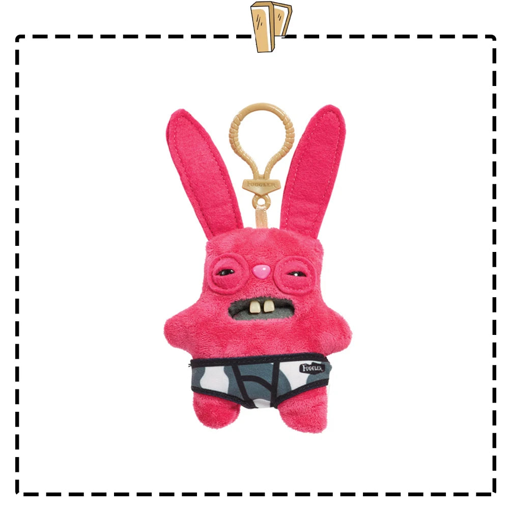 Fuggler Funny Ugly Monster Original Plush Doll Teeth Monster Pendant Keychain Stuffed Cartoon 9.5-14CM Peluche Toy Gift
