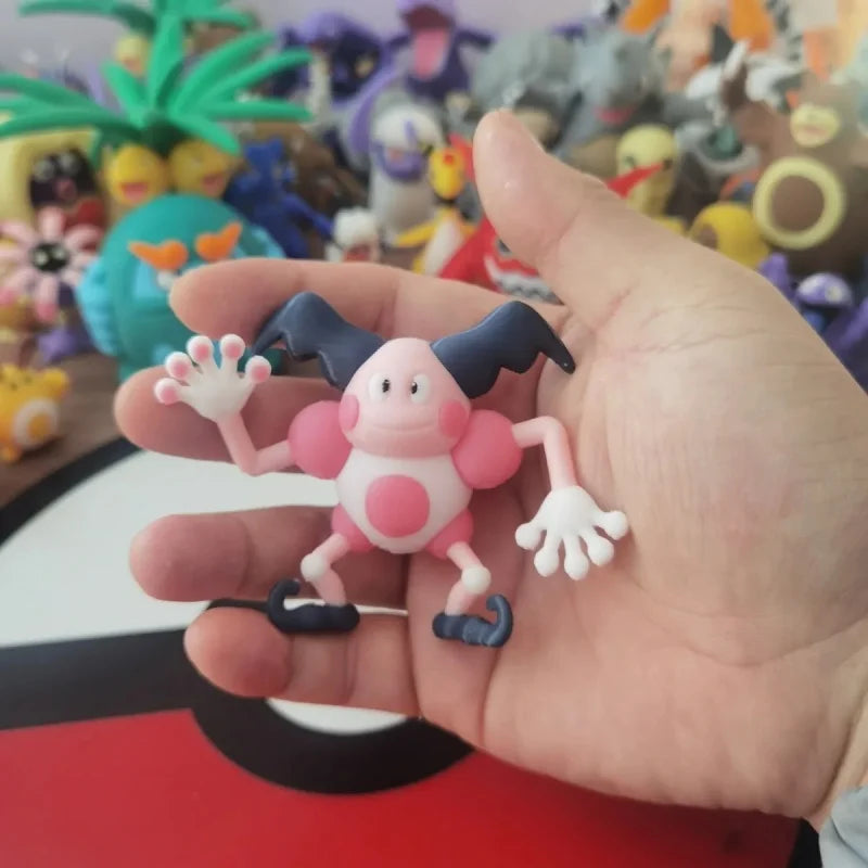 Cartoon Character Mr.Mime Scale World 1:20 Action Figure 3d Print Model Cute Doll Desktop Collection Decoration Kid Toy Gift
