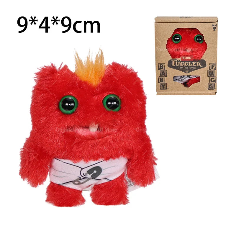 Fuggler Teeth Monster Plush Doll Little Monsters Baby Series Funk Teeth Treasure Ugly Monster Collectible Toys Holiday Gifts
