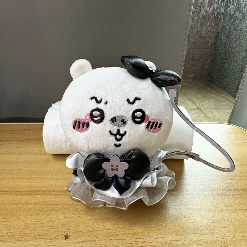 New Chiikawa Dark Magic Girl Plush Doll Pendant Gift Cute Usagi Hachiware Pendant Plush Toy Doll Bag Pendant Child Gift