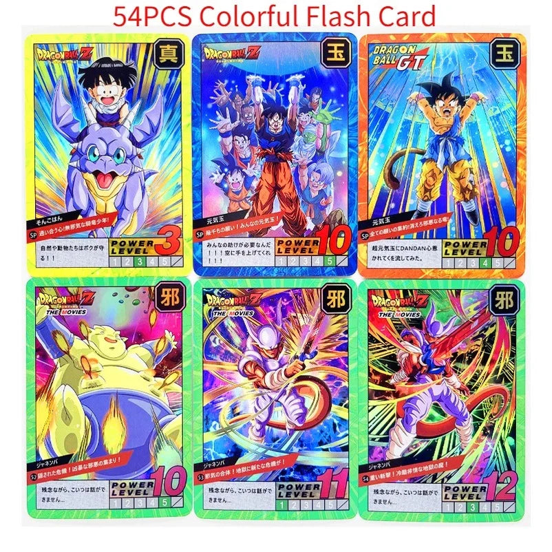 Anime DRAGON BALL Z GT Burst No.2 Super Saiyan Heroes Battle Card Ultra Instinct Goku Vegeta Game Collection Cards 54pcs/set