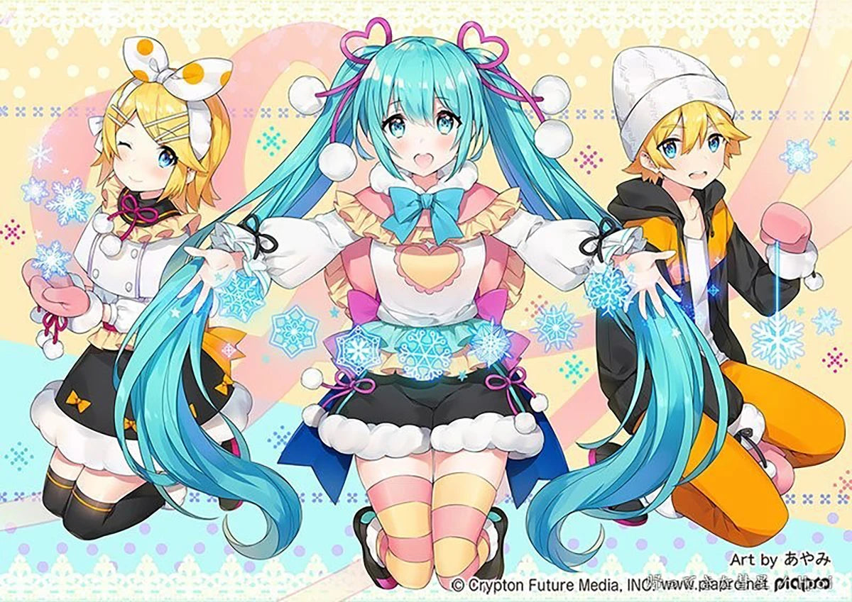 Taito Hatsune Toy Figure Winter Image Anime Figure Movable Model Collection Toy Gift Collection Ornaments