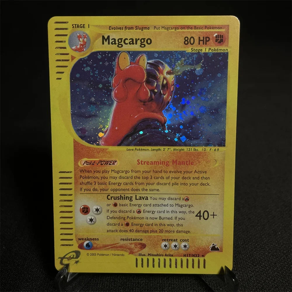 Pokemon Card Shining Card Gym Series Houndoom Jolteon Umbreon Gyarados Snorlax Steelix Piloswine Gift Kids Toys Proxy Card