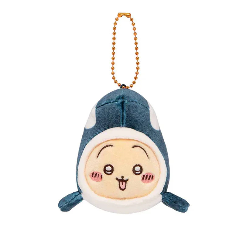 12CM Kawaii Chikawas Hachiware Usagi Marine Animal Series Plushie Doll Toy Keychain Pendant Cute Cartoon Bag Pendant Girl Gift