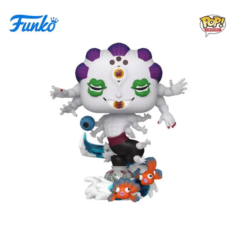 HOT FUNKO POP Original Anime Cartoon Demon Slayer Blade courtesan Taro Jade Pot Toys Figures Collection Model Toy birthday Gifts