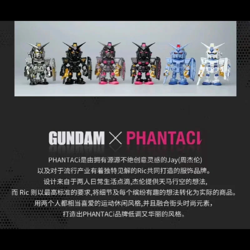 Jay Chou Phantaci Lm Series Figures Gundam Qmsv Movie Peripheral Robit Rx-78-2 Trendy Toy Desktop Model Cool Boy Birthday Gift