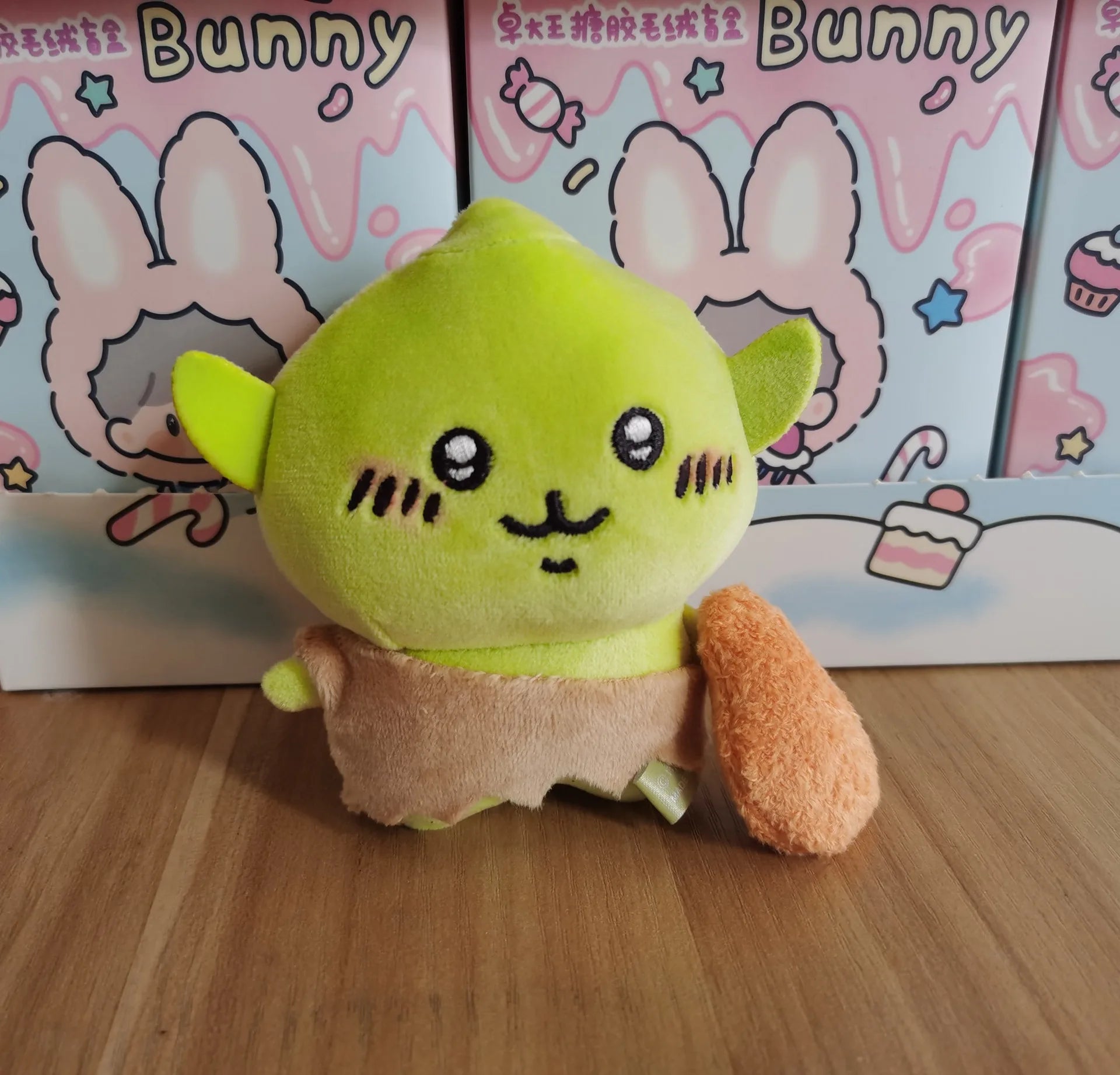 Chiikawa Cartoon Green Crying Chiji Goblin Usagi Chicken Legs Plush Pendant Keychain Hanging Decoration Friend/child Gift