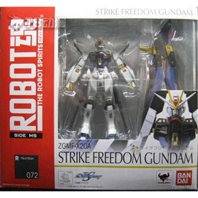 Bandai Original MODEL KIT ROBOT SPIRITS FREEDOM GUNDAM Action Figure Model Toys Gifts For boys Collectible Foam box sends