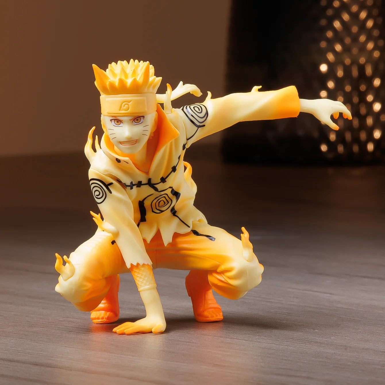 Naruto Golden Demon Fox Ninja Model Statue Anime Peripherals Home Ornaments Small Gifts Valentine's Day Gifts