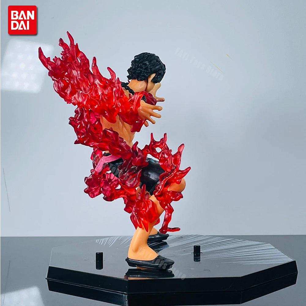 One Piece Anime Figure Fire Fist Luffy Ace Sanji Battle Model Dolls PVC sabo Action Figurine Zoro Ghost Three-Knife Toys