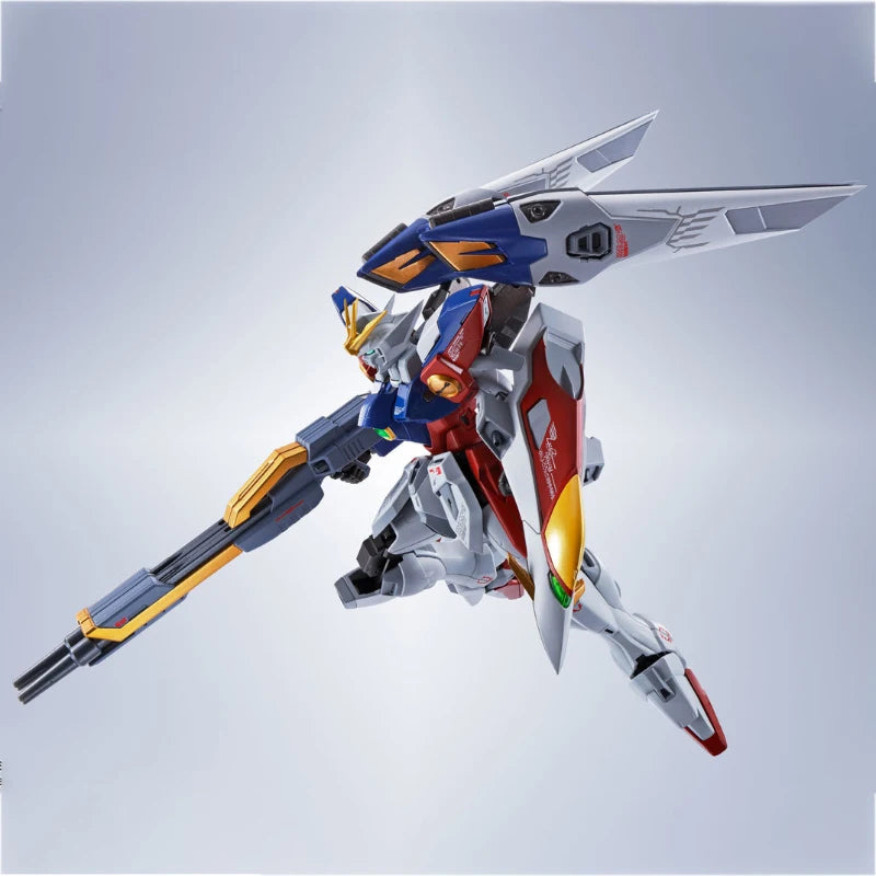 Bandai METAL ROBOT Wing Gundam Zero Action Figure XXXG-00W0 MR Wing Mobile Suit Gundam Model Kit Assembly Toys for Boys