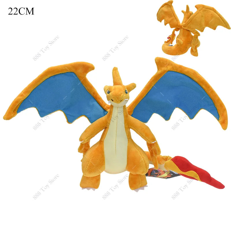 Pokemon Plush Toy Anime Garchomp Exeggutor Zapdos Cubone Ninetales Lucario Butterfree Mimikyu Poke Ball Stuffed Peluche Boy Gift