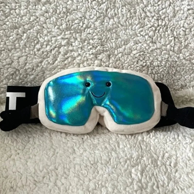 Jelly Cat 11cm Ski Goggles Sports Cute Plush Dolls Can Wear Ski Goggles Cat And Dog Headgear Interactive Plush Toy Pet Gifts
