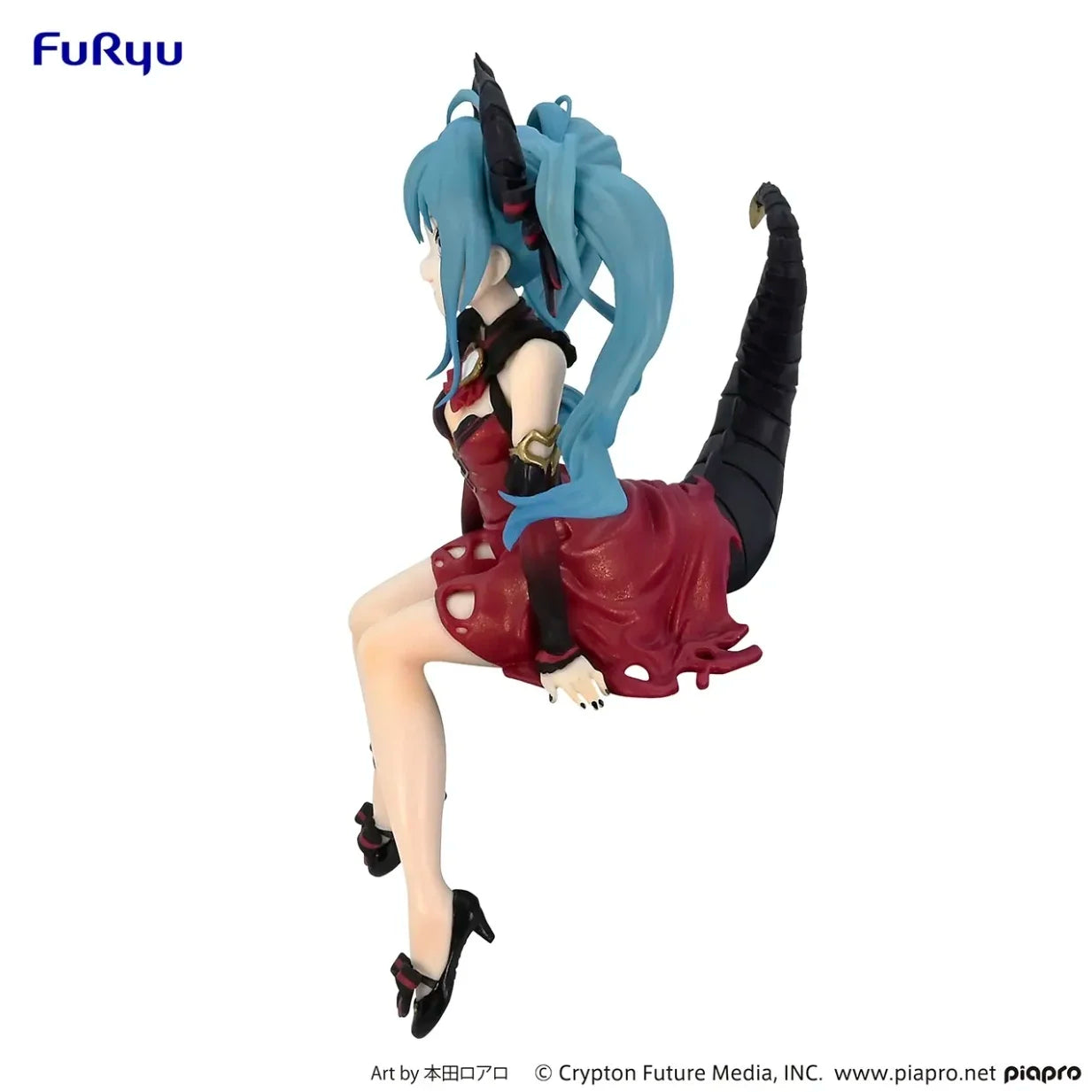 14cm Anime Hatsune Miku Action Figure Kawaii Little Devil Ver Figurine Girls Collectable Pvc Model Seated Desktop Ornament Dolls