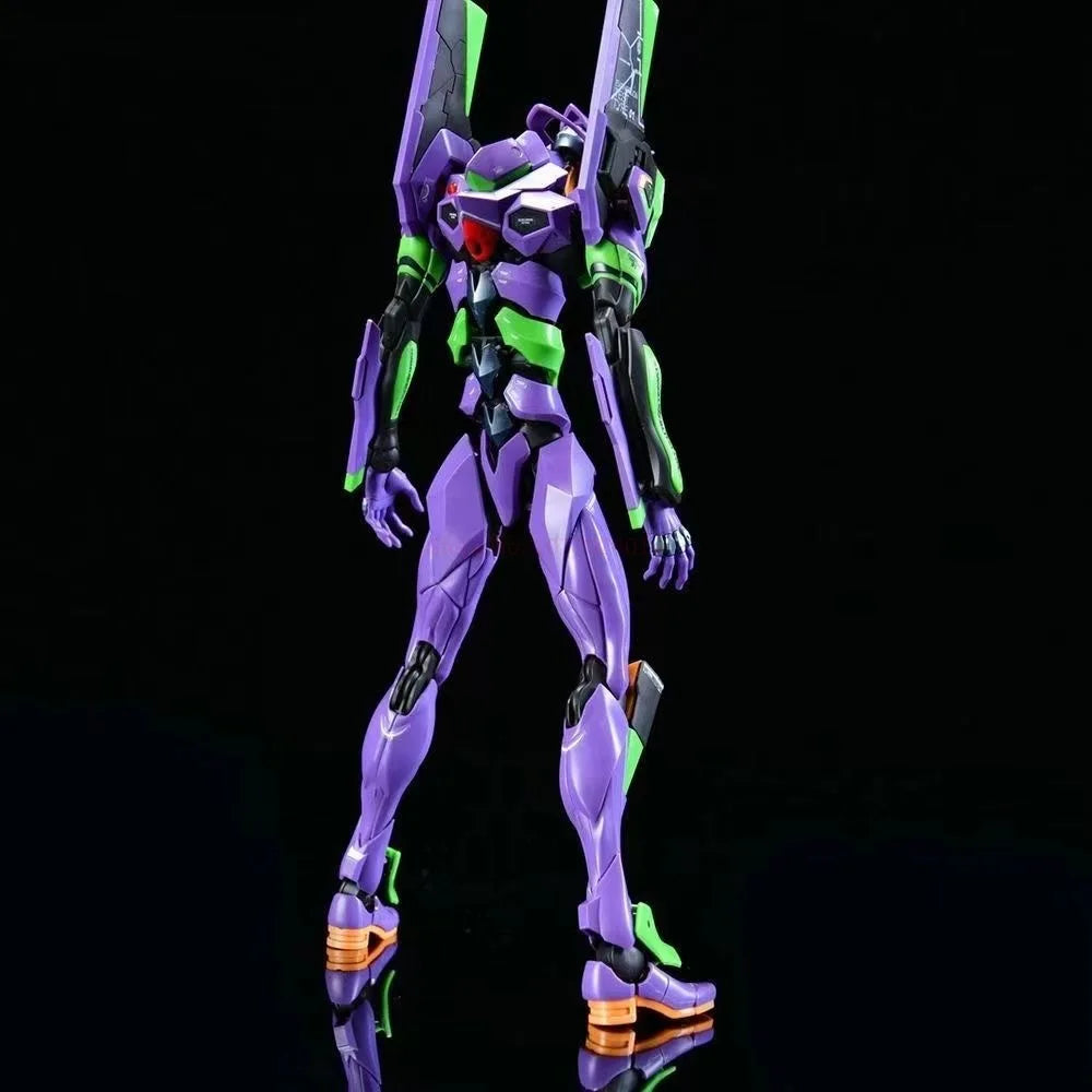 Rg Evan Gelion Model Kit 1:144 Evan Gelion Anime Action Figures Collectble Eva 01 Assembly Kit Mobile Suit Mecha Kits Toy Gift