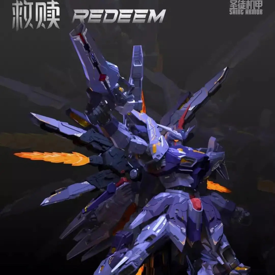 ZAOWORKSHOP MG 1/100 Saint Armor Redeem Assembly Model Kits Action Anime Figures Collection Robots Toys Gifts Mobile Suit